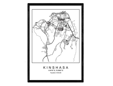 Lámina NACNIC Mapa Kinshasa (A3)