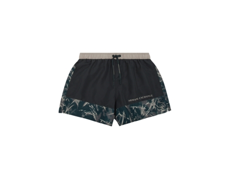 Pantalones Cortos de Baño para Hombre de Playa ARMANI EXCHANGE (XL - Poliéster - Verde)
