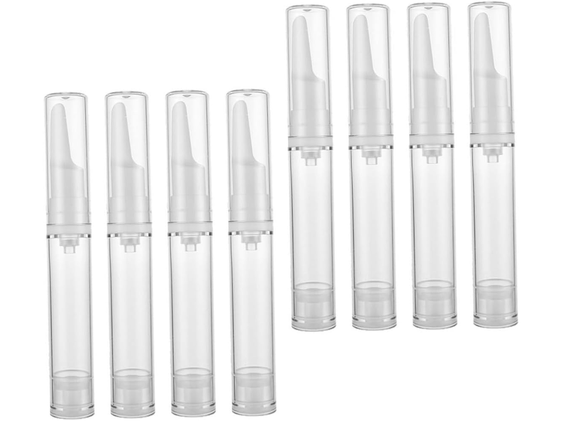 24pièces Frascos Airless Pour Sérum Contenant Botellas Cosmétiques Impermeables Et Voyage Stockage
