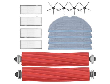 Escova rotativa escovas laterais filtro mop almofadas para xiaomi roborock s7 t7s