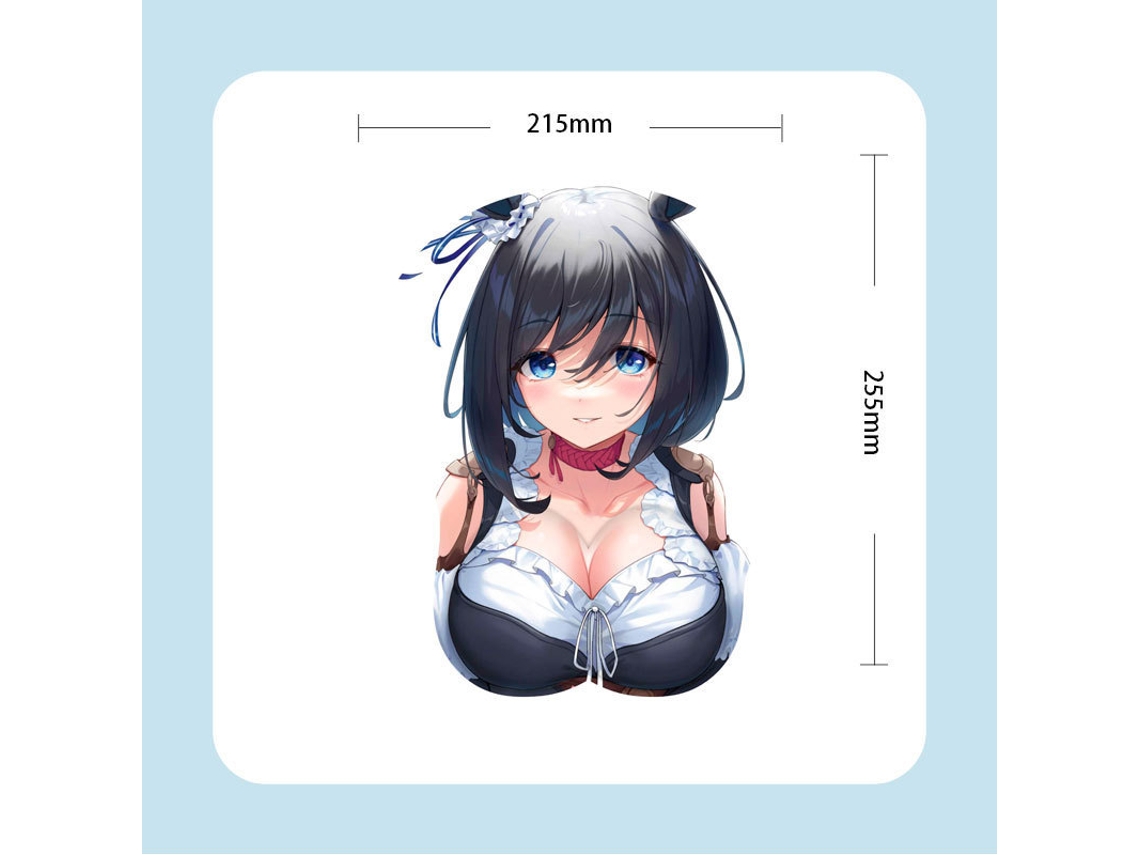 Alfombrilla de ratón de muñeca de silicona 3D de dibujos animados de anime Rj-063 SIURN