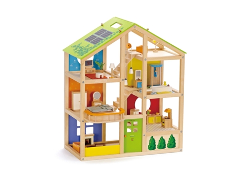 Casa de muñecas con mueble Hape All Season House-Furnished E3401