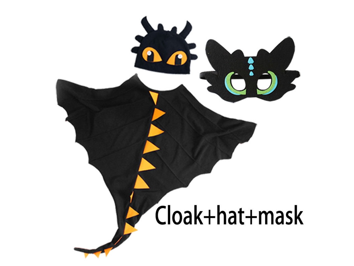Disfraz De Dinosaurio De Halloween Con Sombrero Adecuado Para Fiesta CHRUI Negro