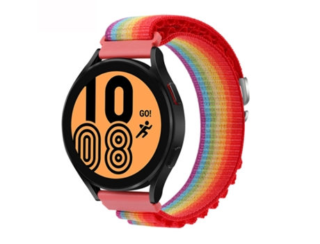 Correa universal para reloj inteligente de nailon de 22 mm (arco iris)