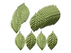 100 piezas de hojas artificiales para decoración, slowmoose
