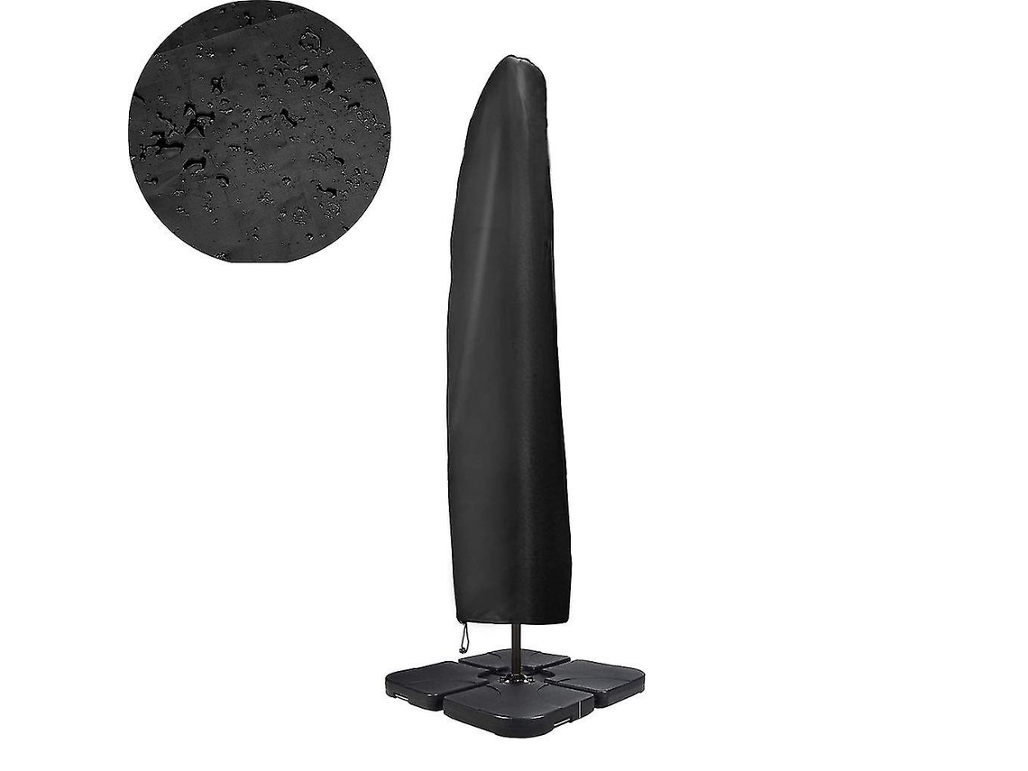 Cubierta Impermeable Para Paraguas Oxford 420d Resistente Al Viento Anti-uv Negro Protector Invierno Verano