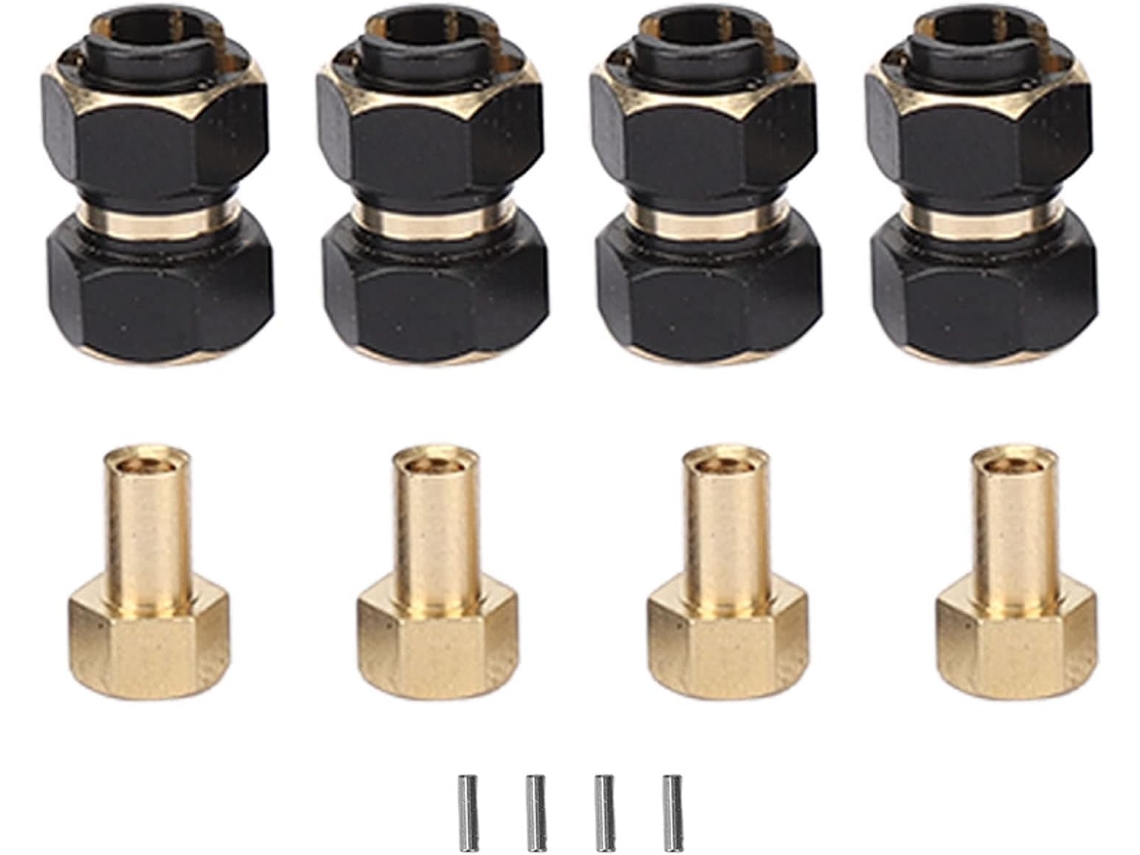 Extensión de buje hexagonal RC de latón de 10 mm fresada por CNC para TRX4 SFUSHOS