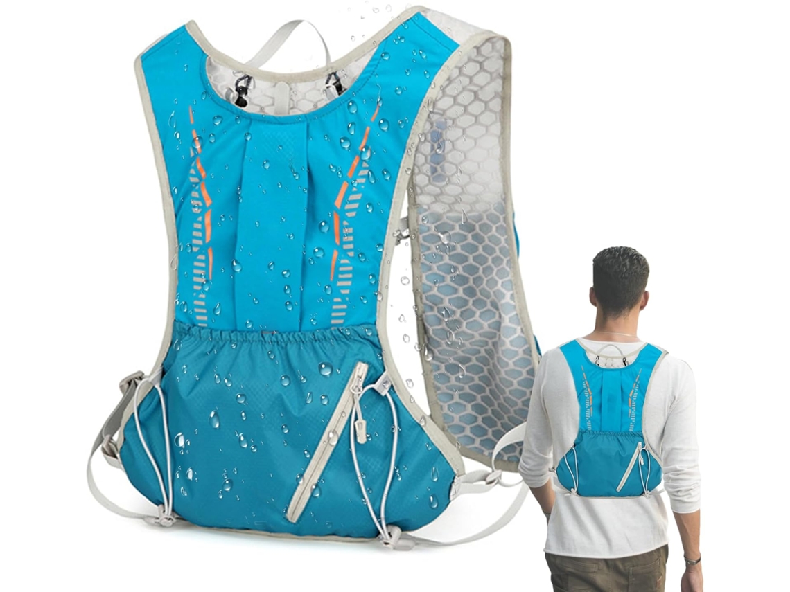 Mochila para correr, mochila reflectante para actividades al aire libre, mochila portátil multifuncional, Gokoco