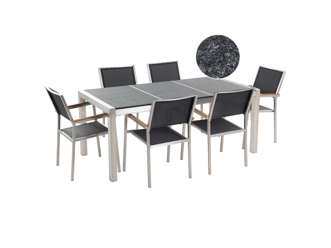 Conjunto de jardín 17431 (Gris - Acero Inoxidable -90x180x87 cm)