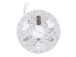 Rebe-kit De Luz Led Para Ventilador De Techo 5.3 Pulgadas Reemplazo 3000k-6500k Regulable 15w 95-265v