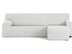 Funda de Chaise Longue Izquierda para Brazo Corto EYSA Premium Bronx Tejido Multielástico (250-310 cm - Poliéster - Blanco)
