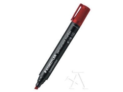 Pack 10 Rotulador Lumocolor 350 Rojo Punta Biselada