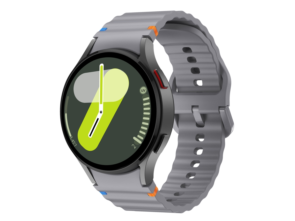 Correa de silicona ondulada XIAOMOYU para Samsung Galaxy Watch 7 de 20 mm - Gris espacial