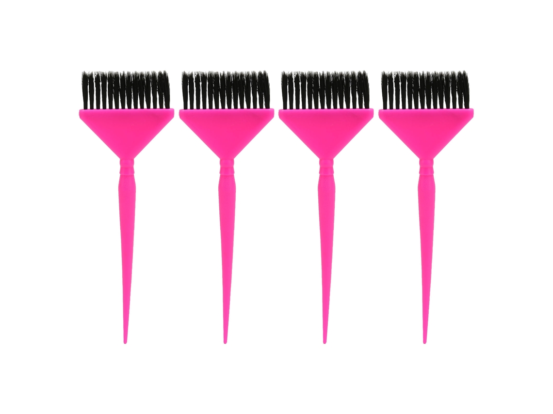 4pcs Pincel De Cor Para Cabelo Portátil Leve Com Grip Confortável Aplicador De Tinta Para Cabelo