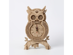 Reloj de búho rompecabezas de madera Eifson