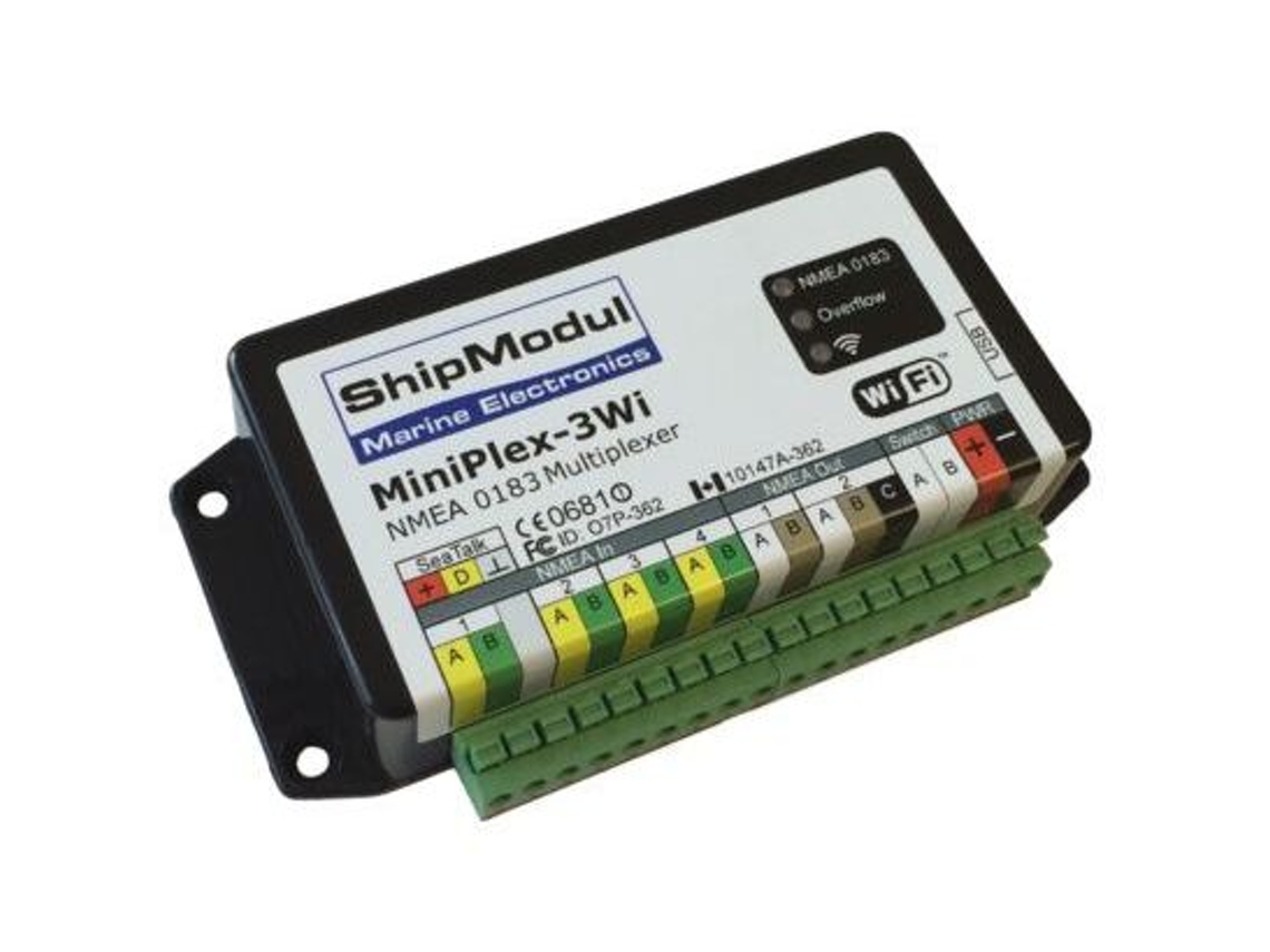 Multiplexor versión wifi, usb y nmea ShipModul Miniplex-3Wi