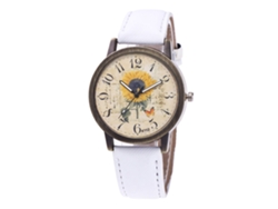 Reloj De Pulsera De Cuarzo Unisex Zhoulianfa Girasol Moda Jean Blanco