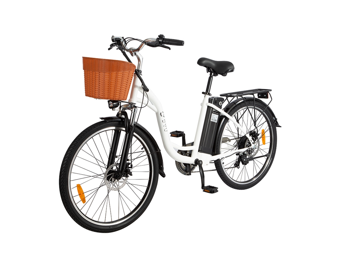 Bicicleta Eléctrica Duy C6 De 26 Pulgadas Con Motor De 350 W, Autonomía De 80 Km, Acelerador, Asistencia Al Pedaleo, Ideal Para Desplazamientos Urbano