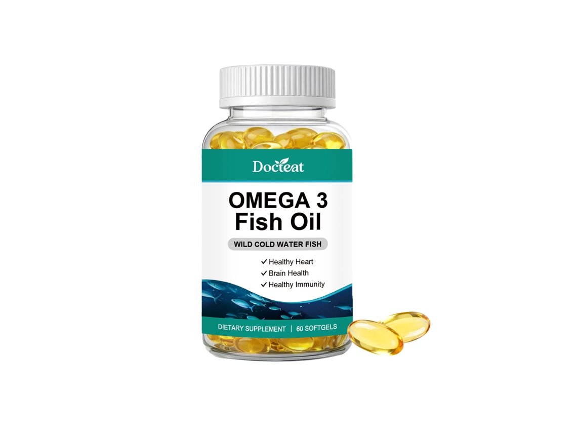 Cápsulas de apoyo energético Docteat Omega 3
