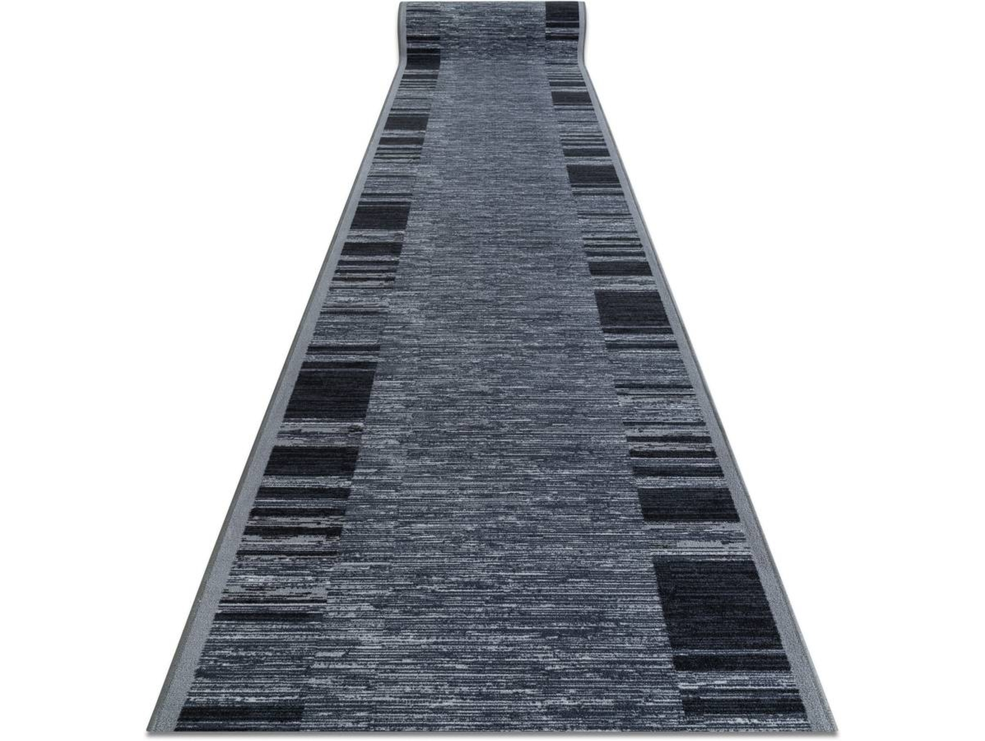 Alfombra de Interior DYWANY LUSZCZOW Adagio 138916 (Gris - 100 x 910 cm - Poliamida)