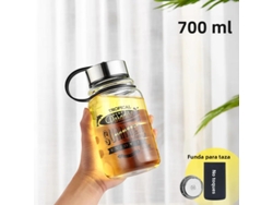 Botella de agua de vidrio, gran capacidad, a prueba de fugas, portátil. MDUG (700 ml)