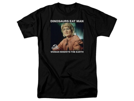 Camiseta ROCKINSTONE Dinosaurios Eat Man Jurassic Park (XXXL)