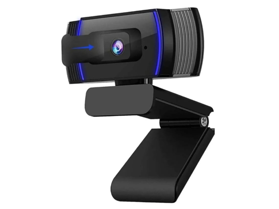 Cámara web con micrófono, enfoque automático, para computadora portátil, USB HD 1080p, compatible con Zoom, Skype, Teams y Webex.