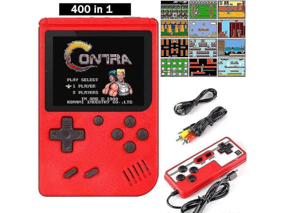 Consola de juegos portátil, 400 juegos clásicos de FC con pantalla de 3.0" Nostalgia88