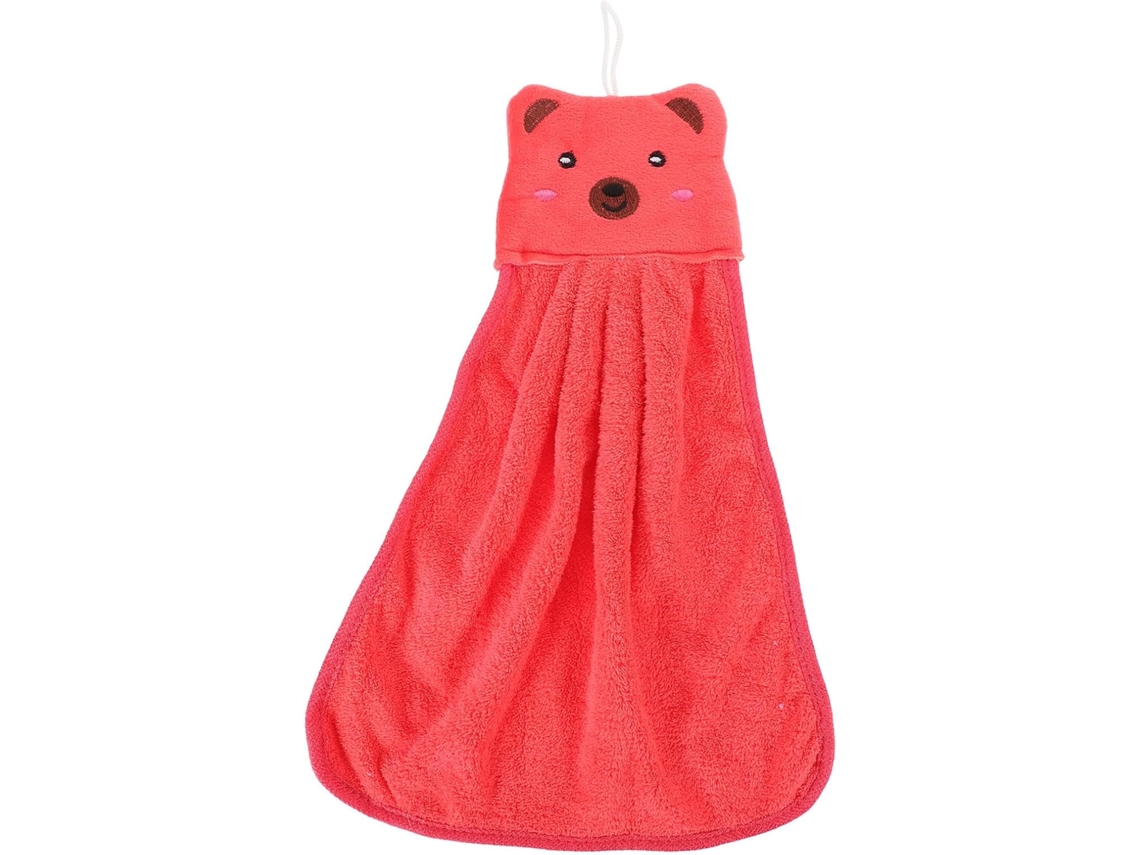 Suave Toalla Colgante De Forro Polar Coral.