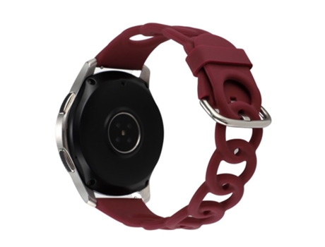 Correa de Silicona 22mm rosquilla hueca para Huawei Watch Buds/GT3 SE/GT3 Pro 46mm - vino tinto