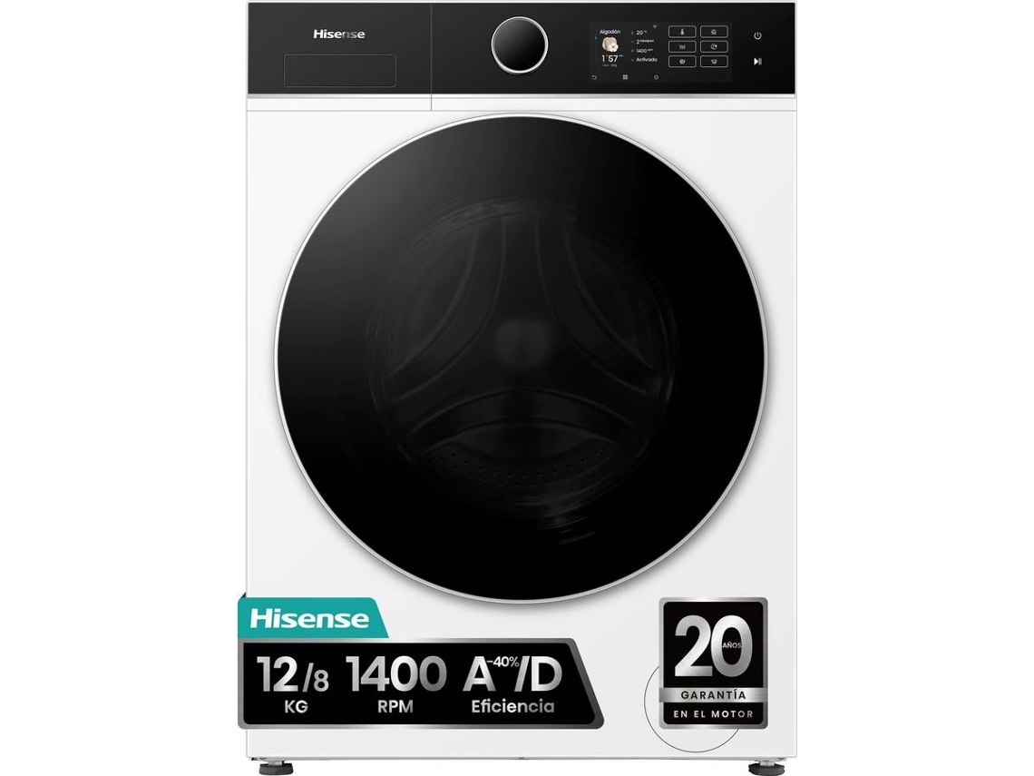 Lavasecadora HISENSE WD5I1245BWR (8 kg/12 kg - 1400 RPM - Blanco)