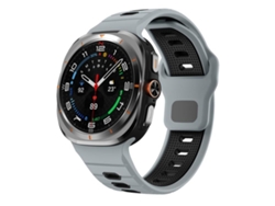 Correa de silicona para Samsung Galaxy Watch Ultra con rayas horizontales y hebilla invertida (47 mm)