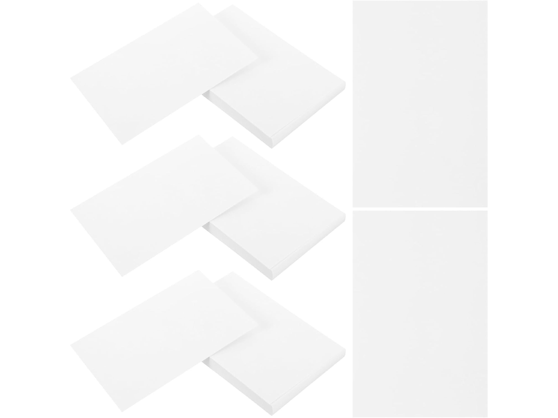 Besportble Paquete De Papel Blanco En Blanco De Alipis Y Agradecimiento Diy O Personalizables Y De Papel Gr...