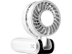Ventilador Personal Pequeño, Portátil Y Plegable Digital De Mano