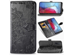 Funda De Piel Tipo Cartera Con Diseño De Mandala Para Oppo Find X2 Lite, Con Protección Magnética Antigolpes - Oro Rosa