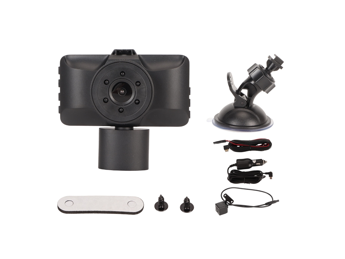 Grabador De Tráfico Automático 1080p Cámara Delantera Trasera 3.0 Pulgadas Visión Nocturna Mini Usb Dash Cam Hd 180mah 640x360