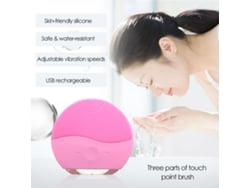 Cleanser Facial Elétrico De Silicone Com Massagem Para Limpeza Profunda E Beleza Da Pele