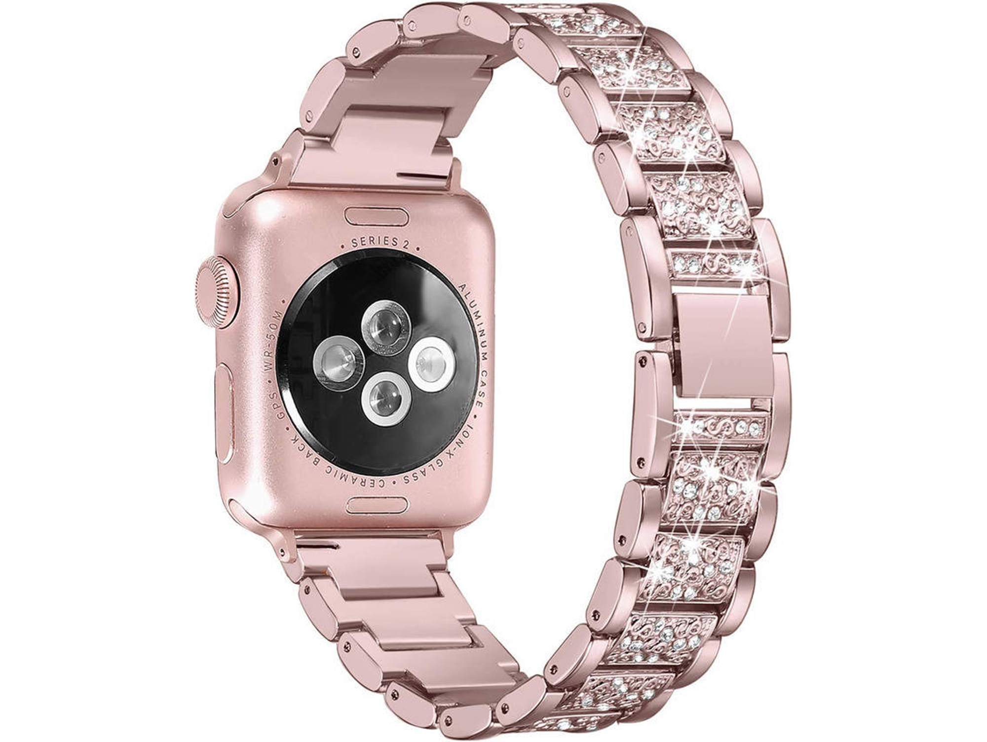 Correa Apple Watch 42 mm WJS Metal Rosa