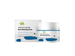 Crema hidratante de abedul para una piel suave y nutrida.