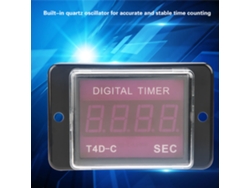 2026dz-relé Temporizador Digital Led T4d-c Contador De Tiempo 99.9/999 Seg Min Hr