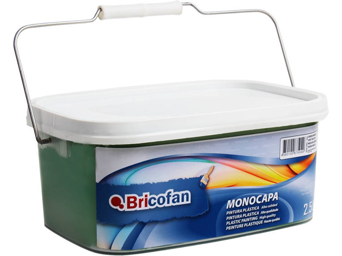 Pintura Plástica Monocapa COFAN Verde Medio (2.5 L)