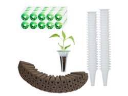 Kit de cultivo hidropónico para plantas, bloques y plántulas - Sin tierra