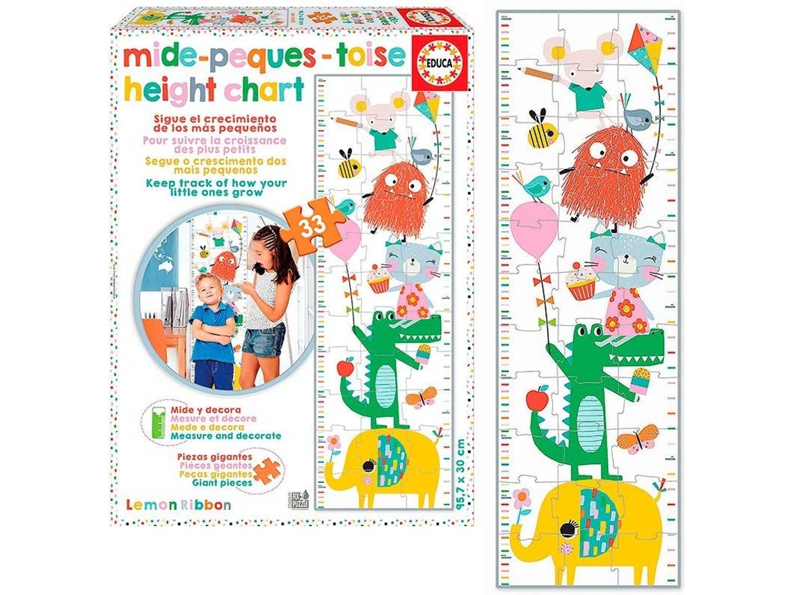 Puzzle EDUCA Mide-Peques Lemon (33 Piezas)