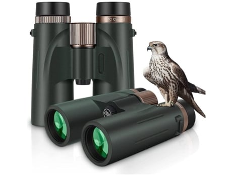 Prismáticos ENZONS 60 X 60 Profesional Hd con Visión Nocturna Ipx7 Impermeable para Adultos Campo de Visión Más Cl-Verde