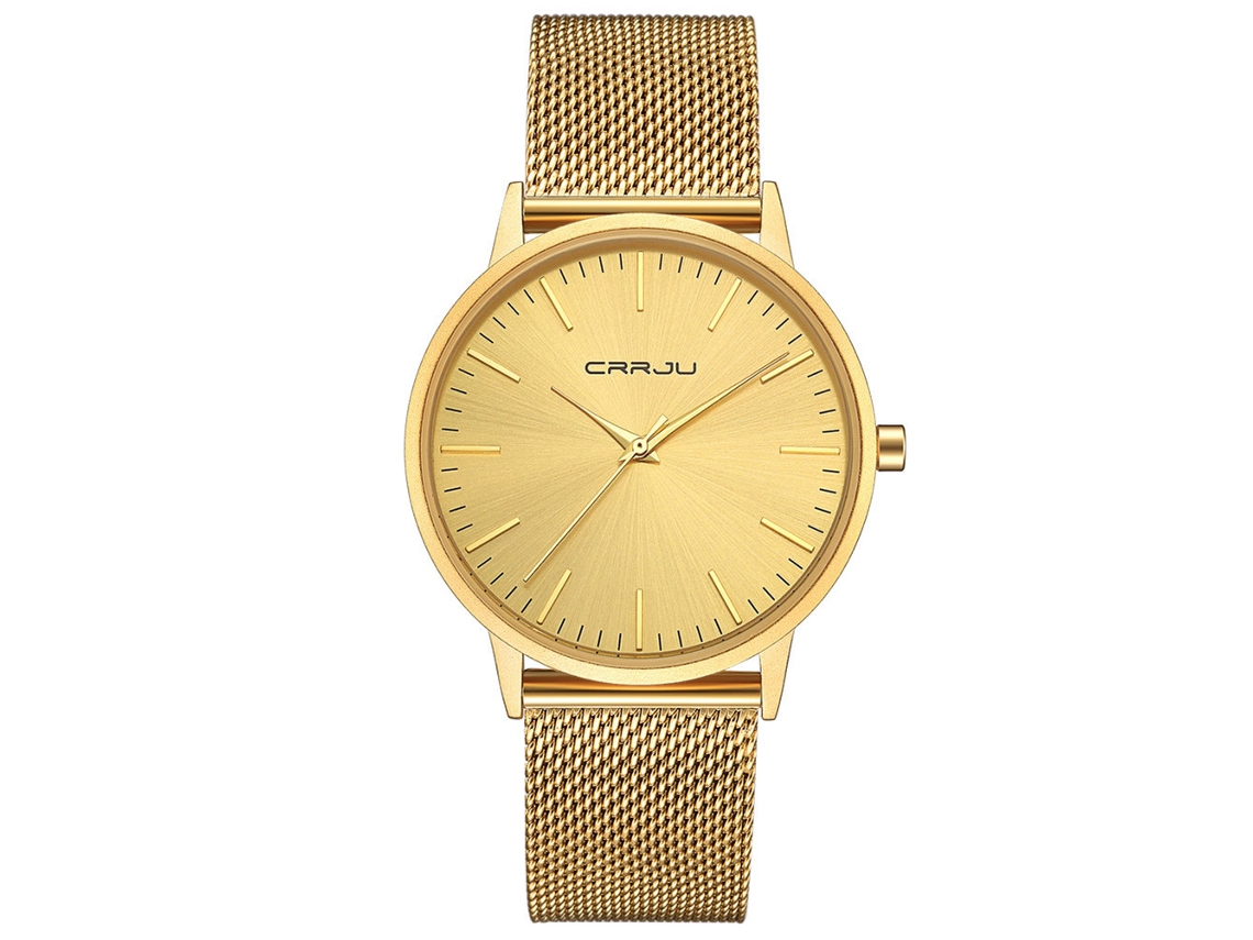 Reloj Analógico De Cuarzo Rosa Para Hombre Zhoulianfa Con Correa De Cuero Sintético.