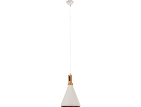 Lámpara De Suspensión Selene En Metal Oro Blanco 24,5X24,5X135 Cm EPIKASA