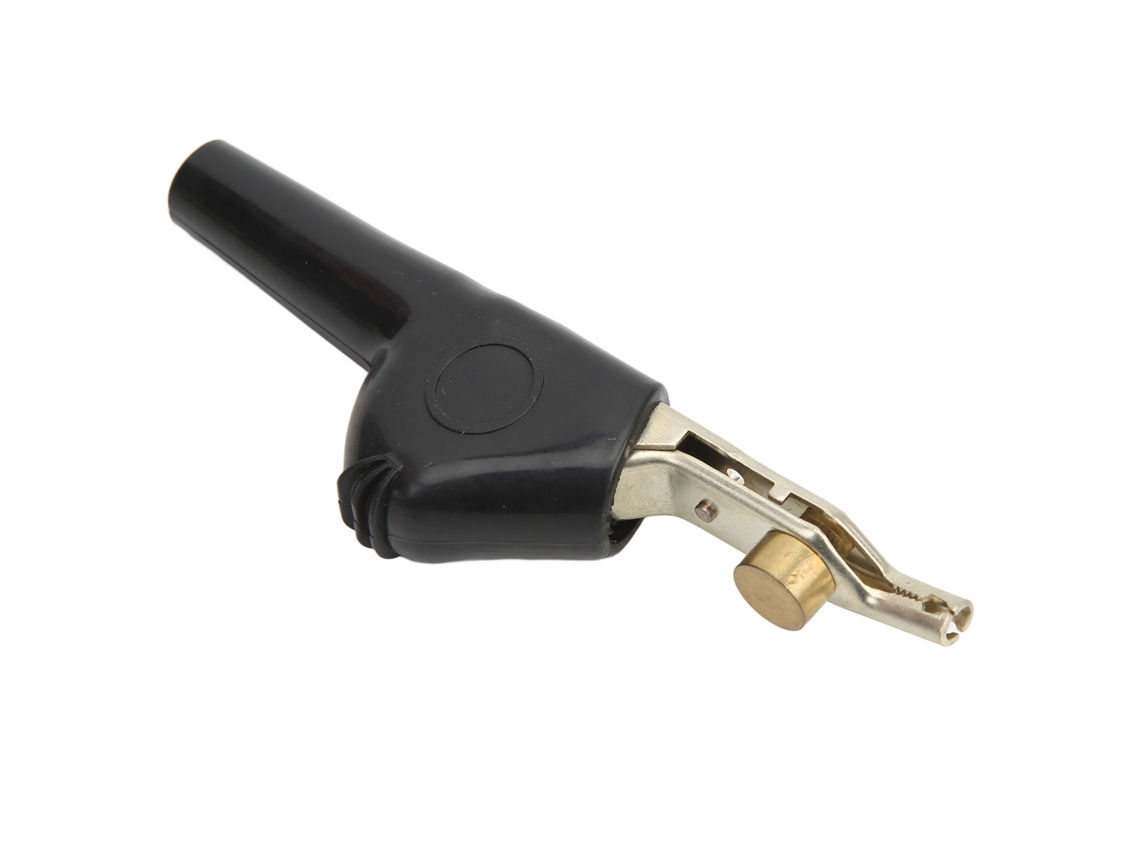 Pinza Cocodrilo Telecomunicaciones Prueba 25mm Sin Pelar J.60043negro