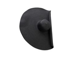 Sombrero De Paja Extragrande Para Mujer, Ala Ancha, Protector Solar, Estilo Playero.