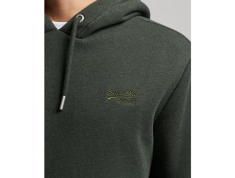 Chaqueta de Hombre SUPERDRY Capucha Essential Verde (S)