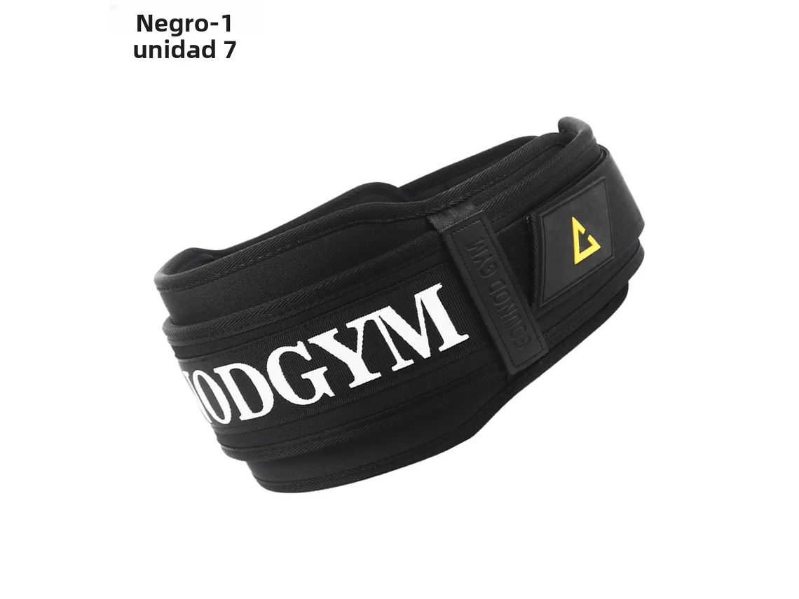 (negro L) Cinturón De Tela Oxford De 1 Pieza, Ajustable Para Fitness Y Levantamiento De Pesas.